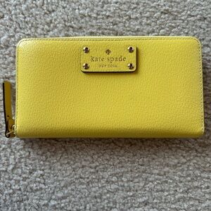 Kate Spade Yellow Wallet